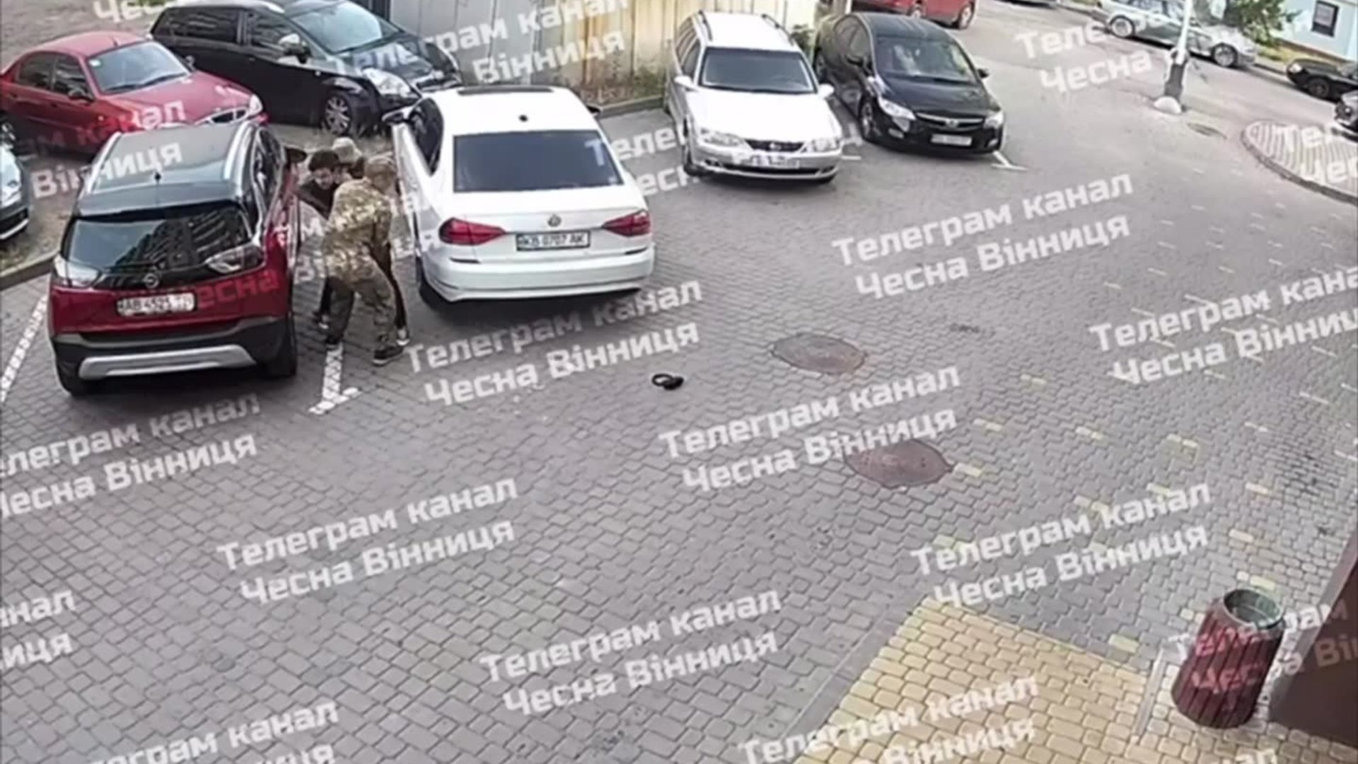 UA POV: TCC operatives emerge from civilian car, chase down and capture fleeing man