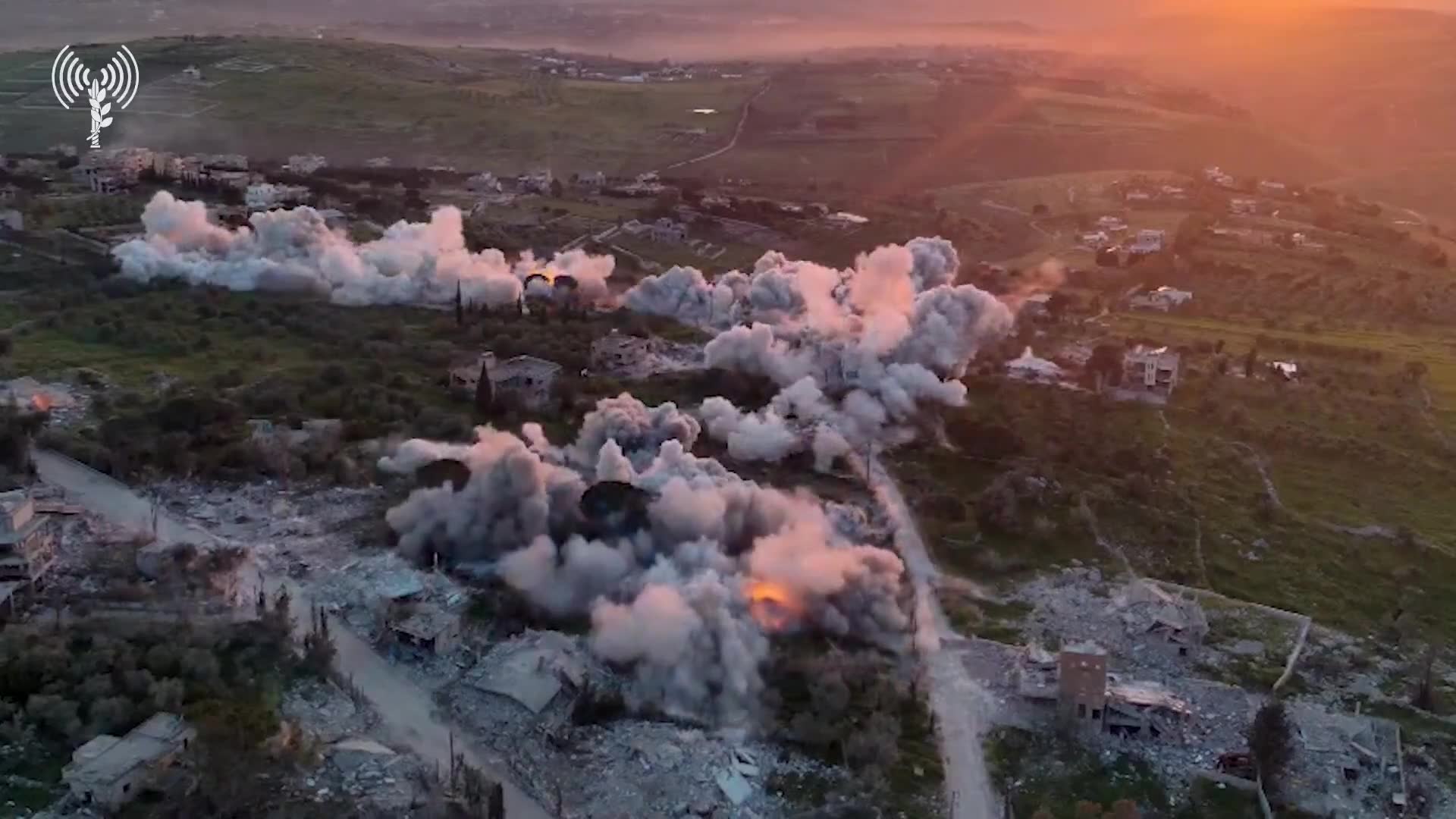 Israeli Army has published footage of the demolition of Taybeh and Odaisseh, in occupied southern Lebanon